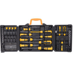 Rolson 60 Piece Screwdriver, Bit and Socket Set